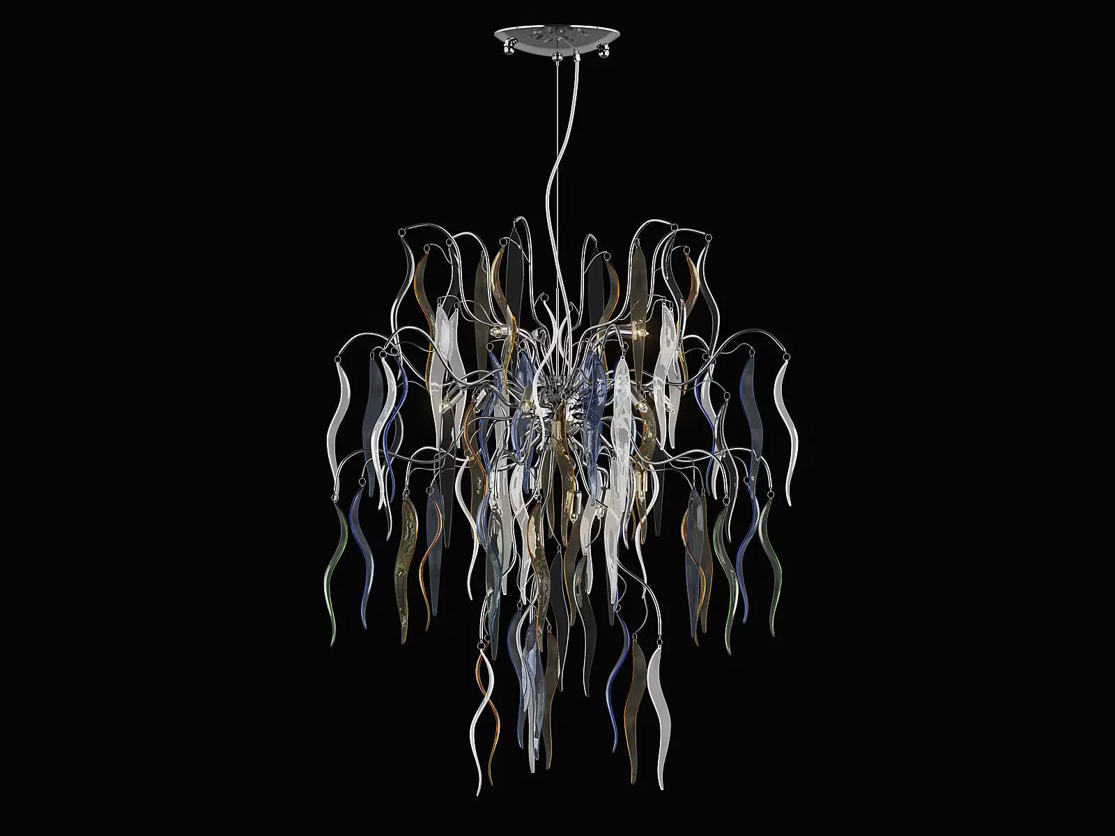 792154 Mocco Lightstar Chandelier 3D model_0