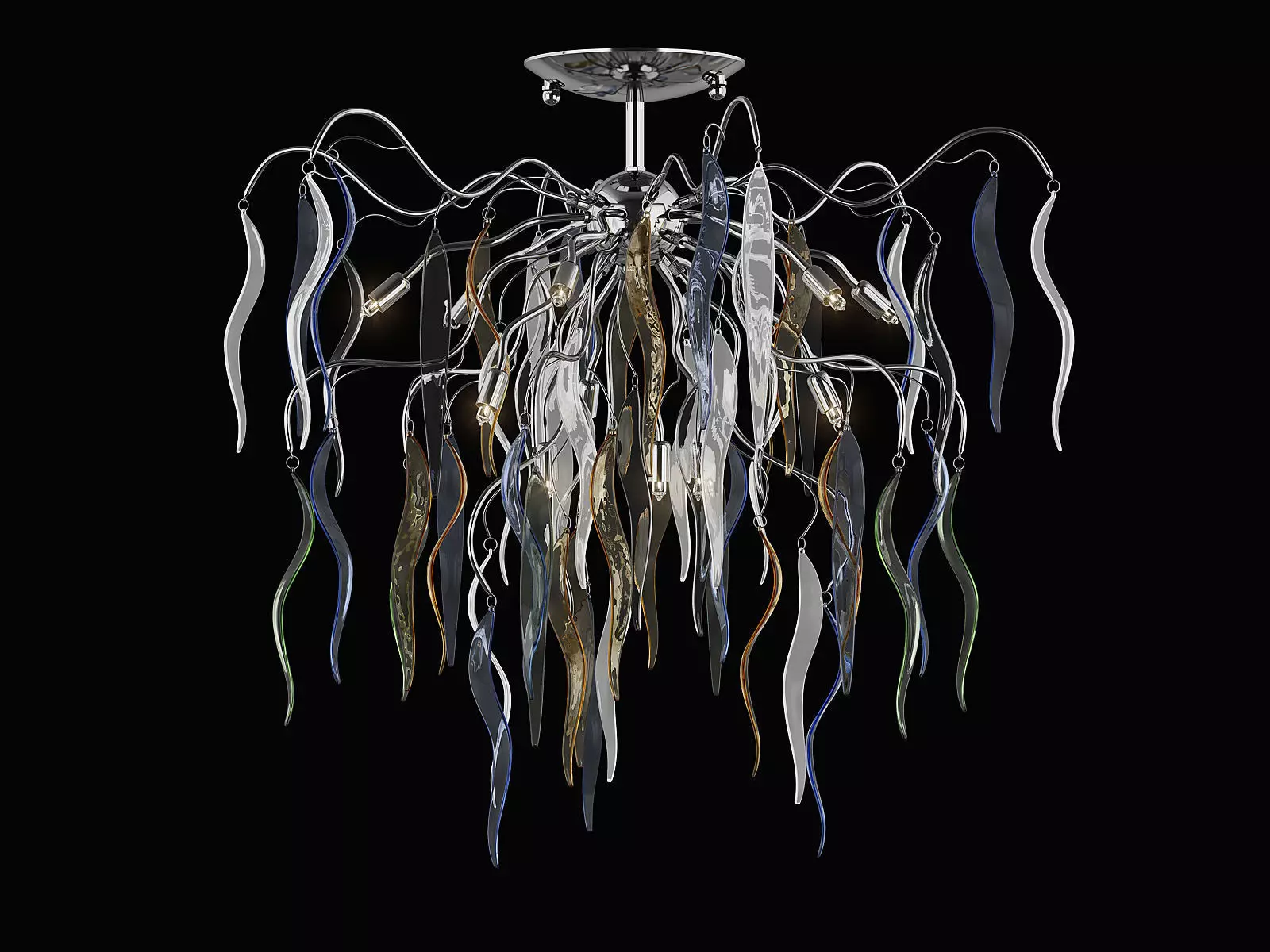 792124 Mocco Lightstar Chandelier 3D model_0