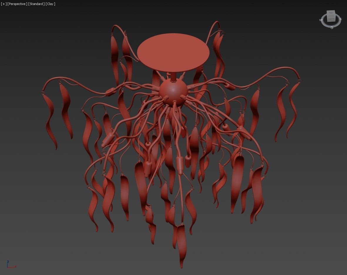 792124 Mocco Lightstar Chandelier 3D model_6