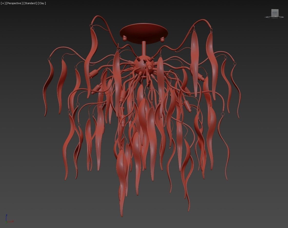 792124 Mocco Lightstar Chandelier 3D model_5