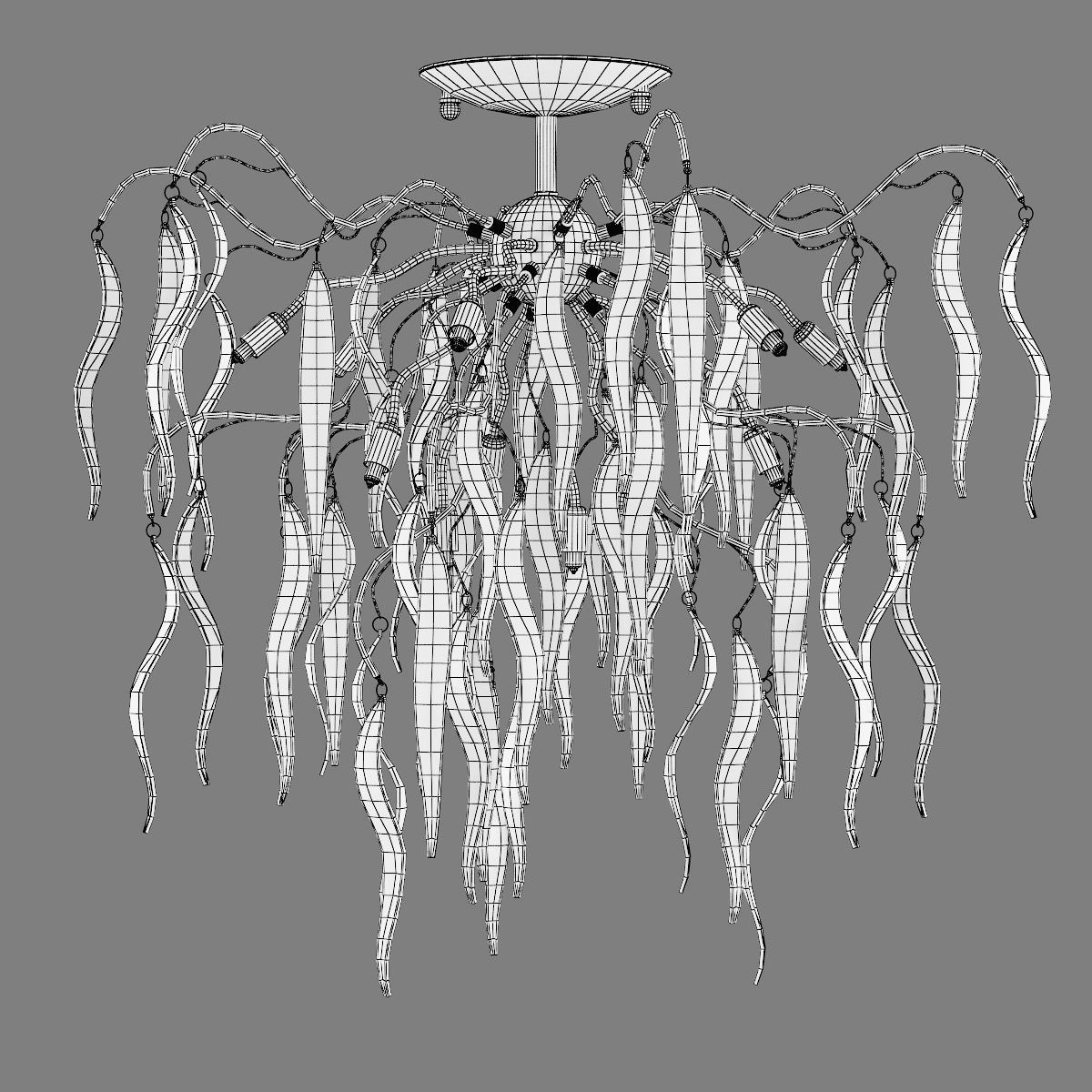 792124 Mocco Lightstar Chandelier 3D model_3