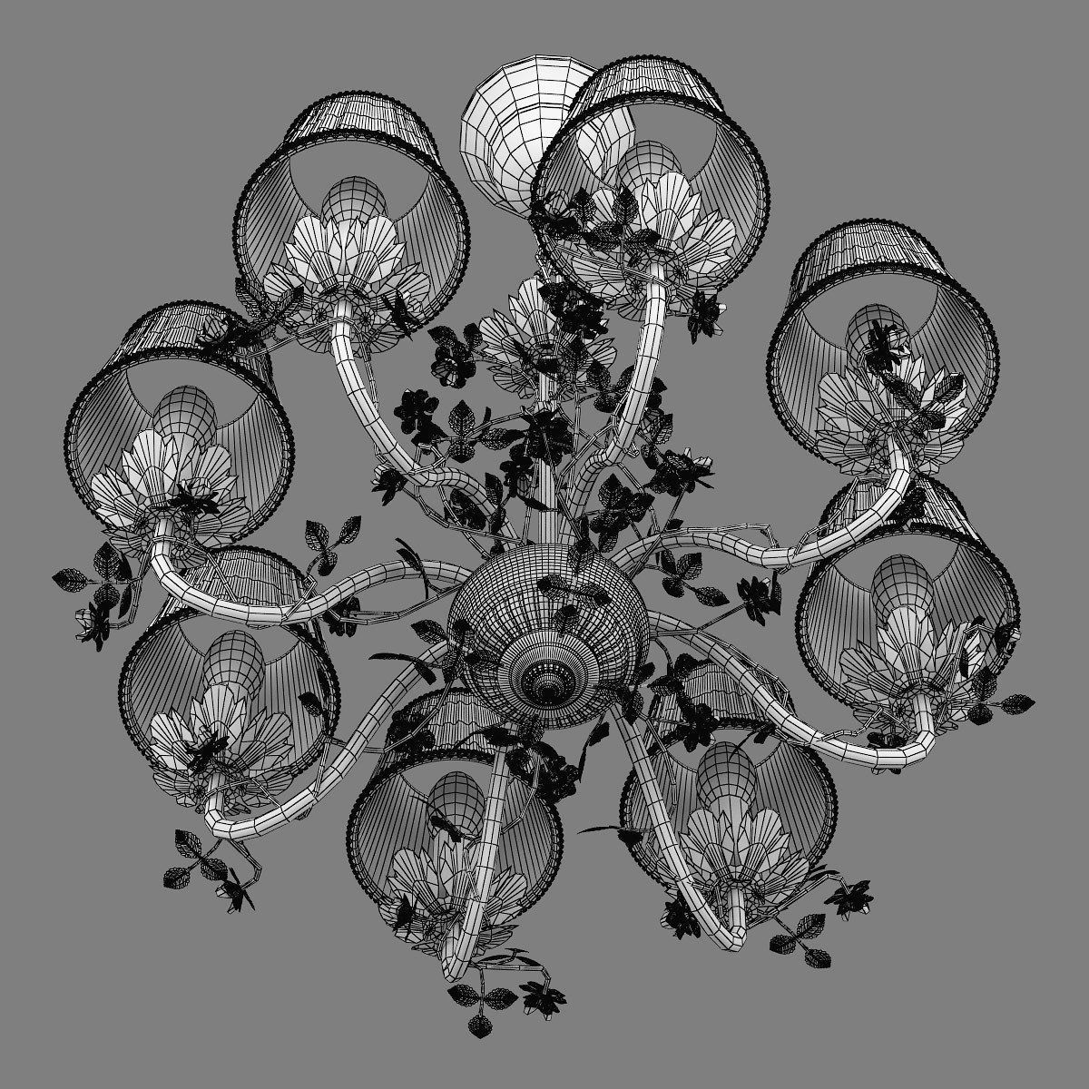 785080 Aiola Lightstar Chandelier 3D model_5