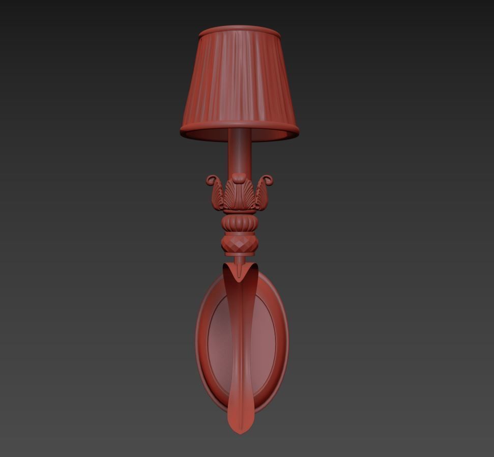 783611 Antiqua Lightstar Sconce  3D model_7