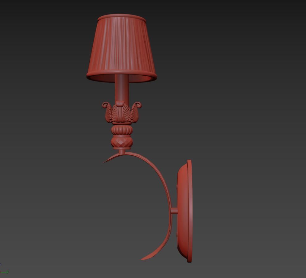 783611 Antiqua Lightstar Sconce  3D model_9