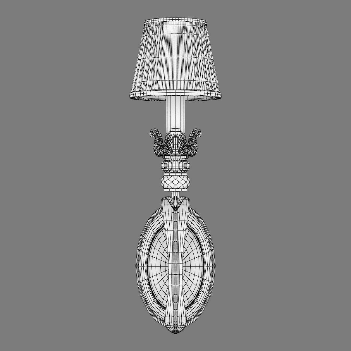 783611 Antiqua Lightstar Sconce  3D model_4