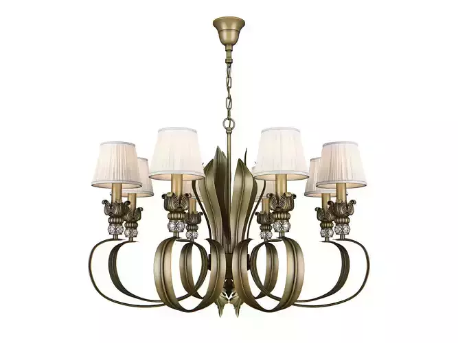 783081 Antiqua Lightstar Chandelier 3D model