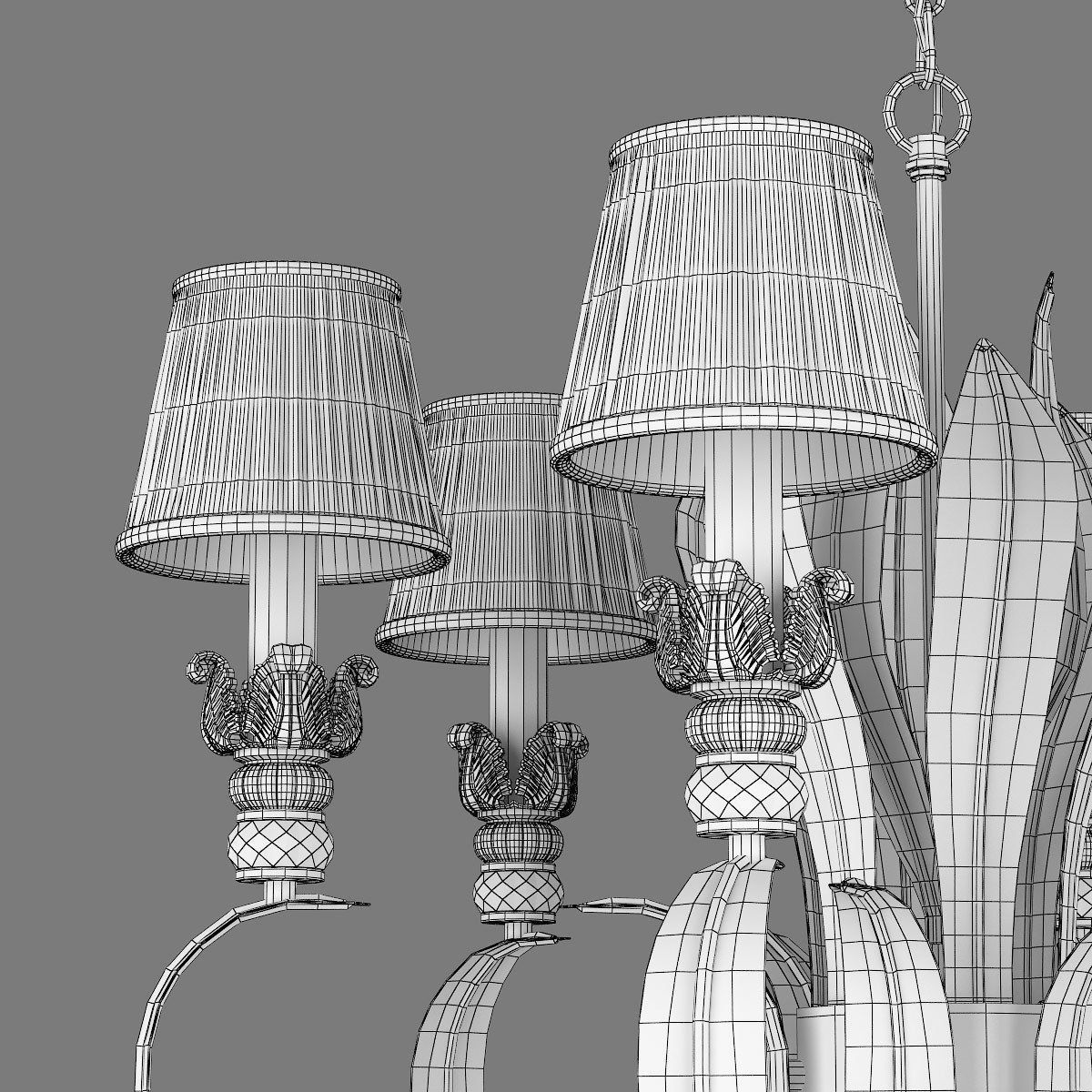 783061 Antiqua Lightstar Chandelier 3D model_5