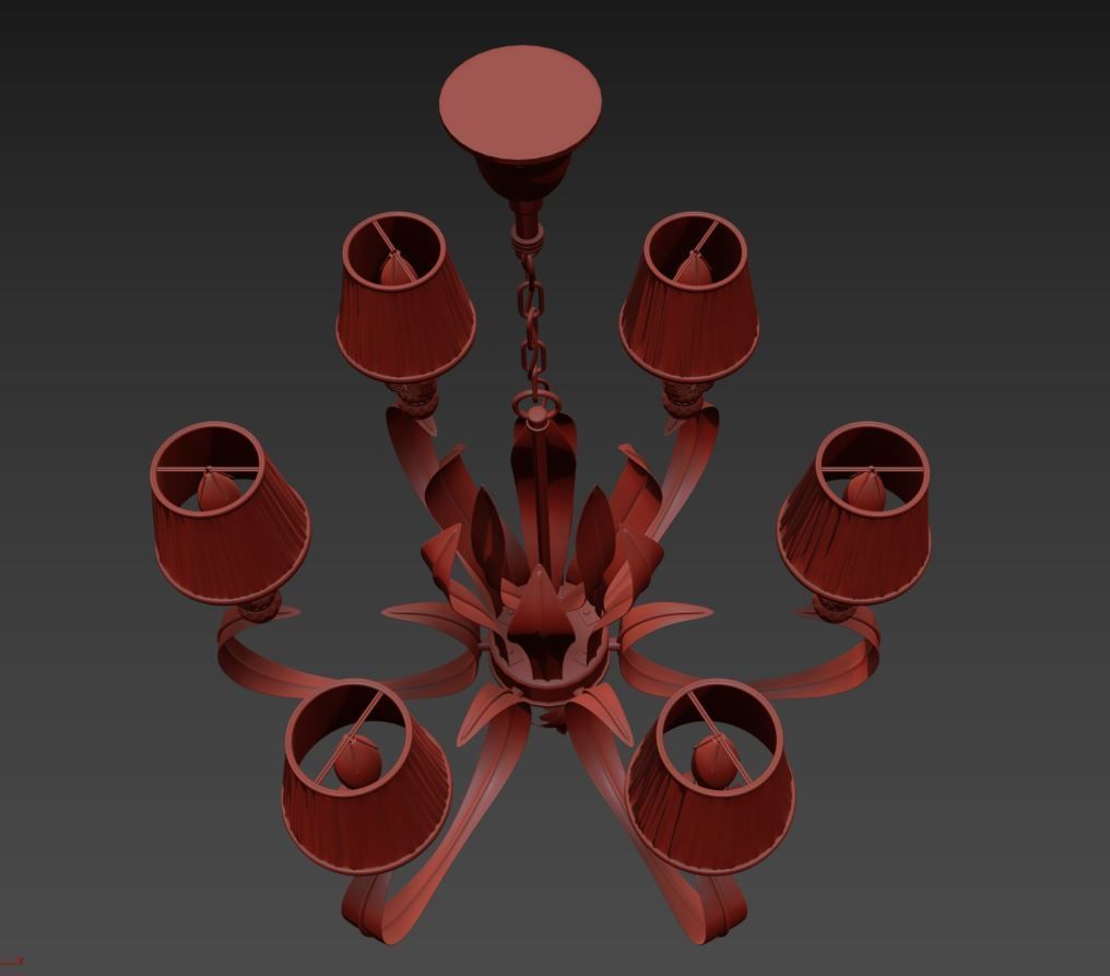 783061 Antiqua Lightstar Chandelier 3D model_8