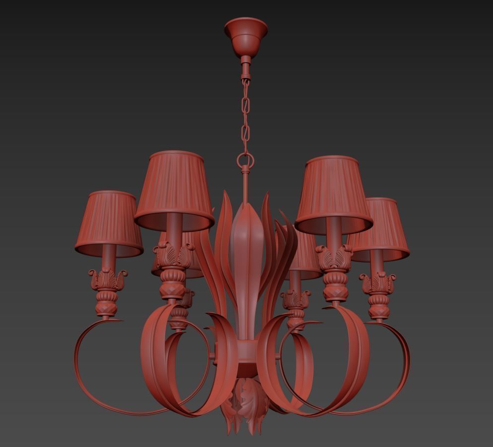 783061 Antiqua Lightstar Chandelier 3D model_6