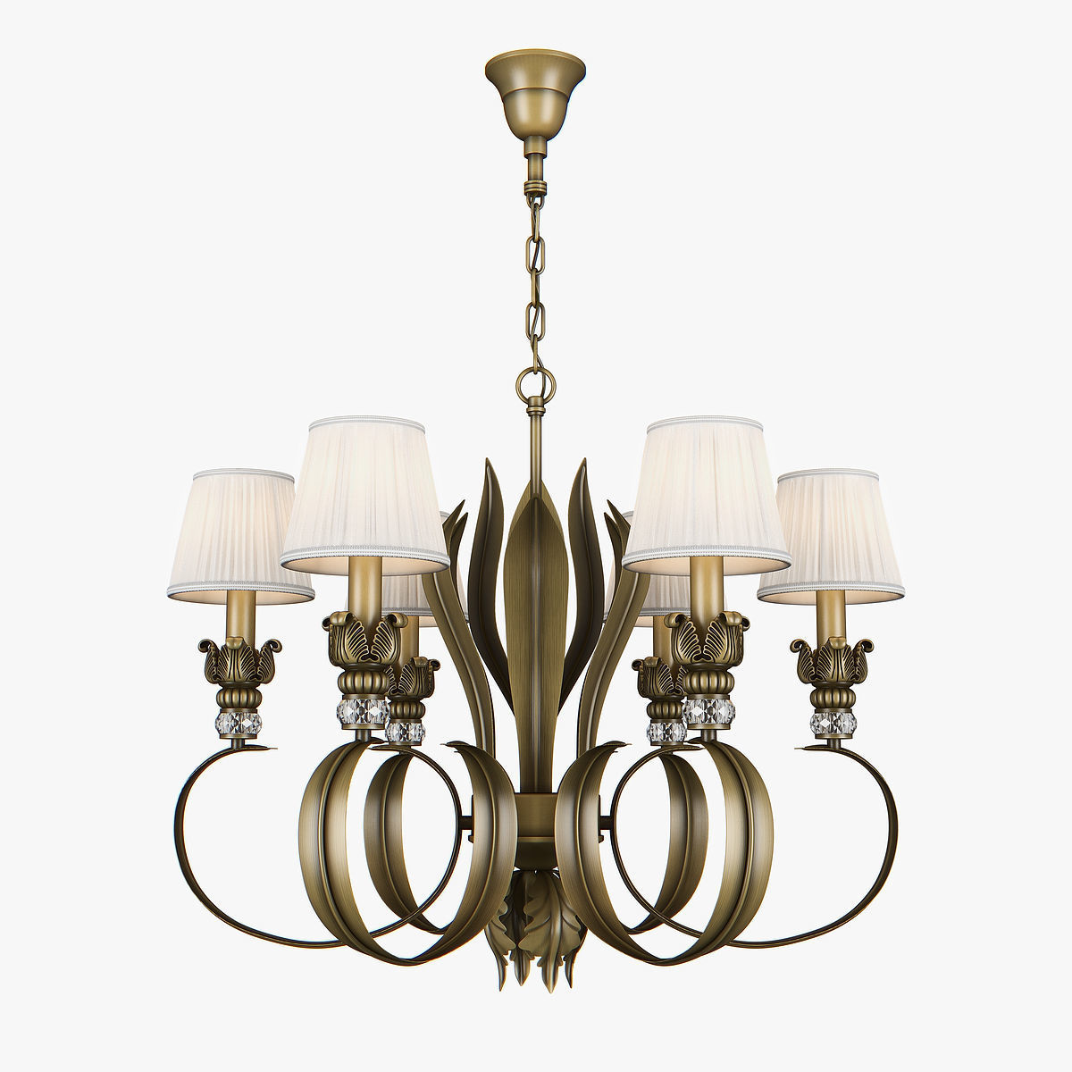 783061 Antiqua Lightstar Chandelier 3D model_9