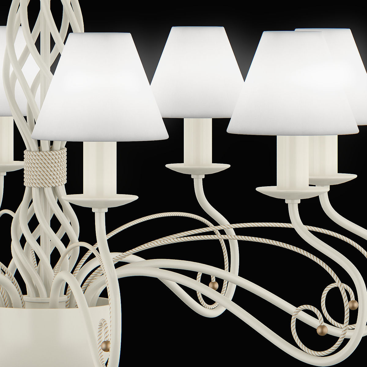 78208x Esedra Lightstar Chandelier 3D model_7