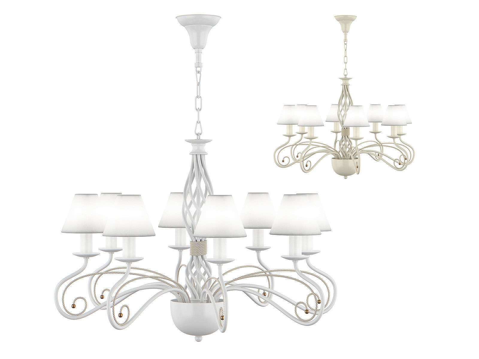 78208x Esedra Lightstar Chandelier 3D model_1