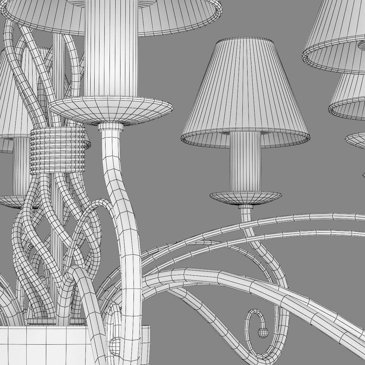 78208x Esedra Lightstar Chandelier 3D model_10