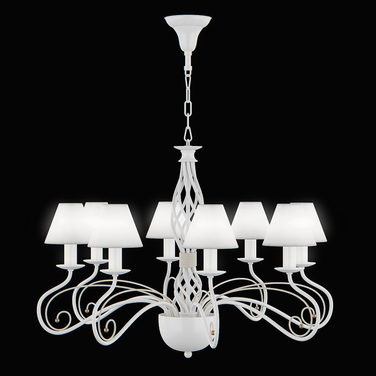 78208x Esedra Lightstar Chandelier 3D model_3