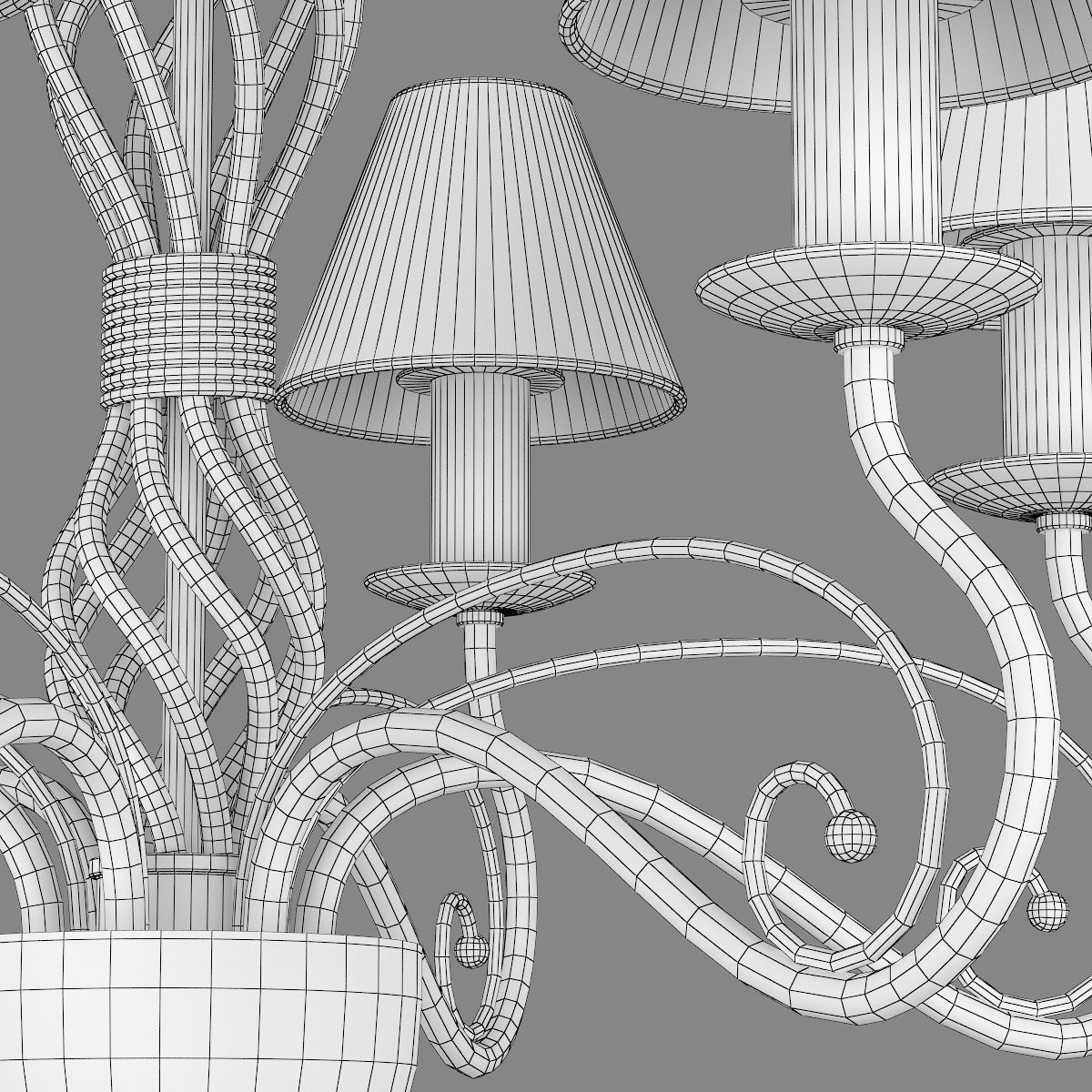 78206x Esedra Lightstar Chandelier 3D model_10