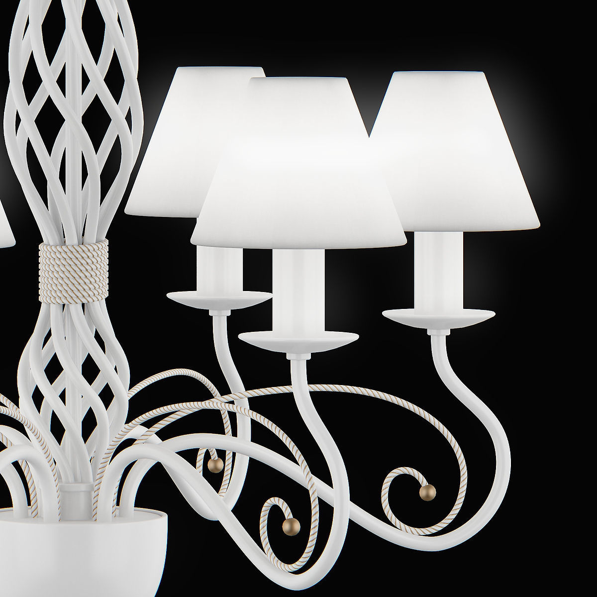 78206x Esedra Lightstar Chandelier 3D model_4