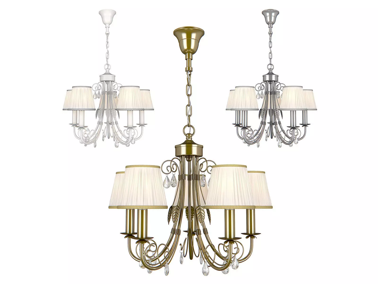78105x Modesto Lightstar Chandelier 3D model_0