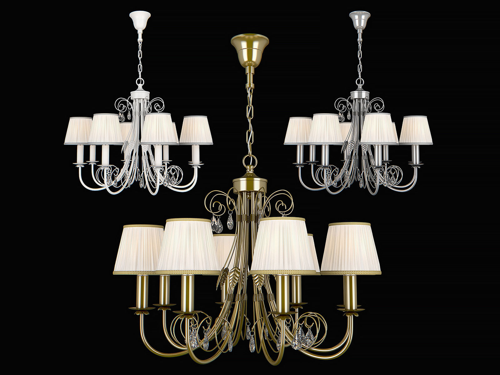 78108x Modesto Lightstar Chandelier 3D model_1