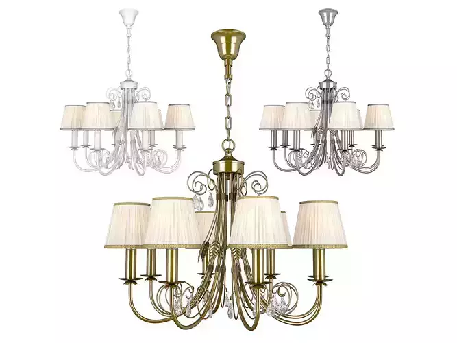 78108x Modesto Lightstar Chandelier 3D model