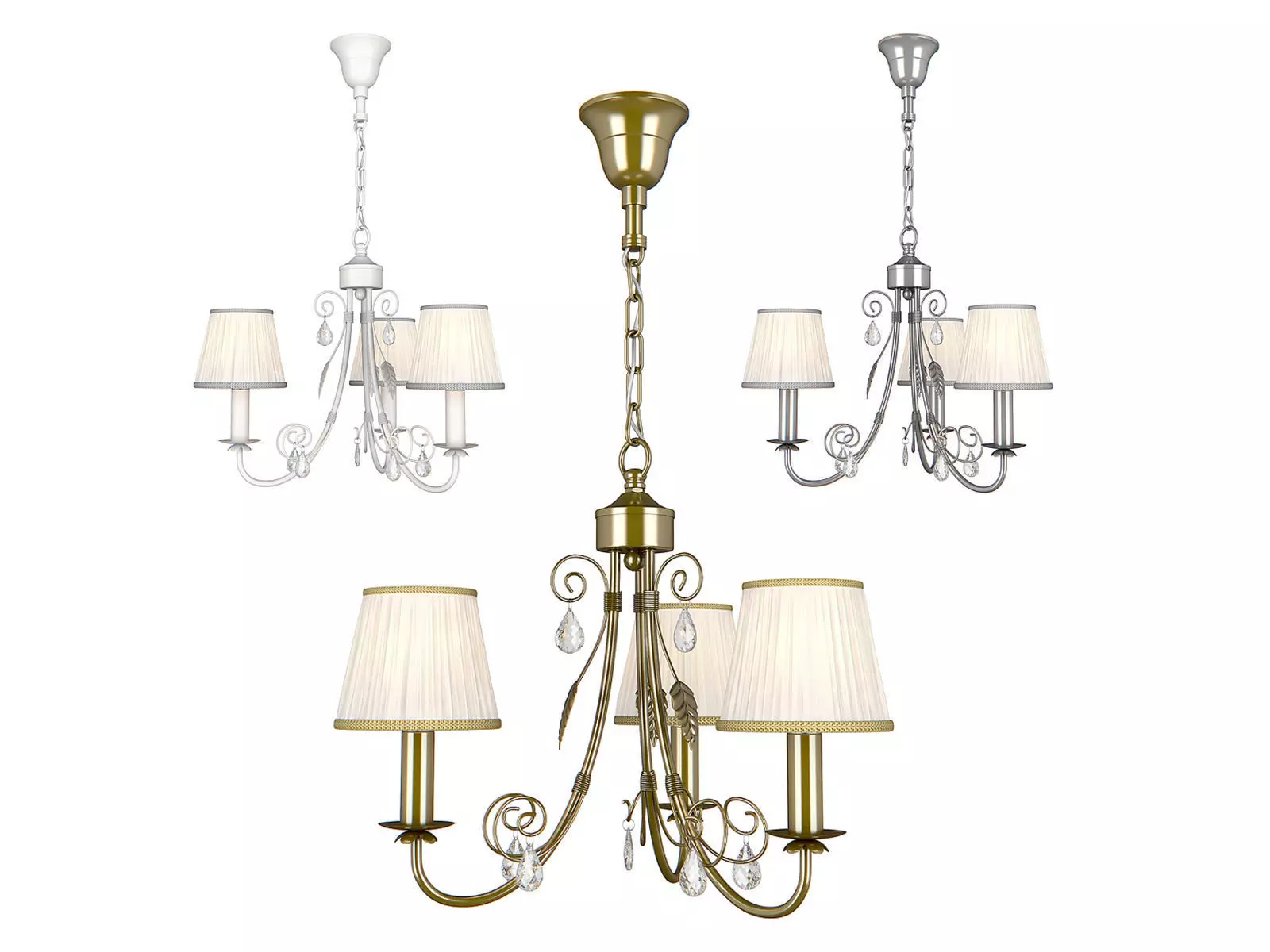 78103x Modesto Lightstar Chandelier 3D model_0