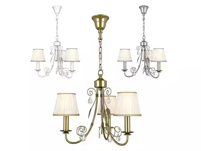 78103x Modesto Lightstar Chandelier 3D model