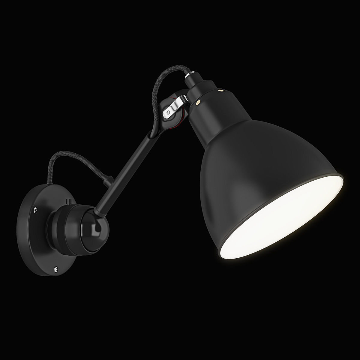 76560x Loft Lightstar Adjustable Sconce 3D model_9