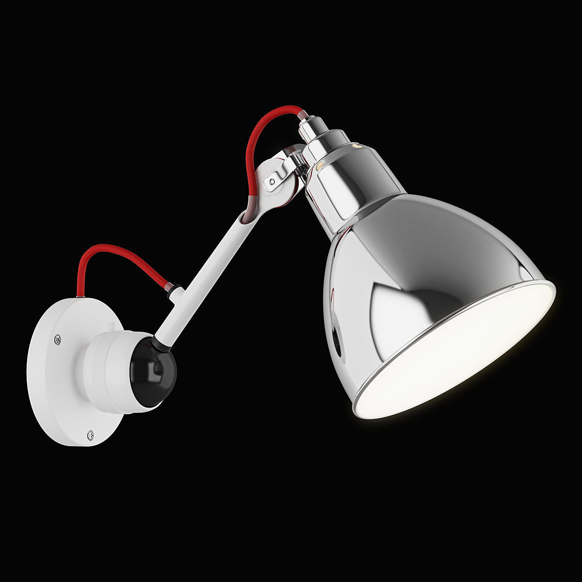 76560x Loft Lightstar Adjustable Sconce 3D model_3