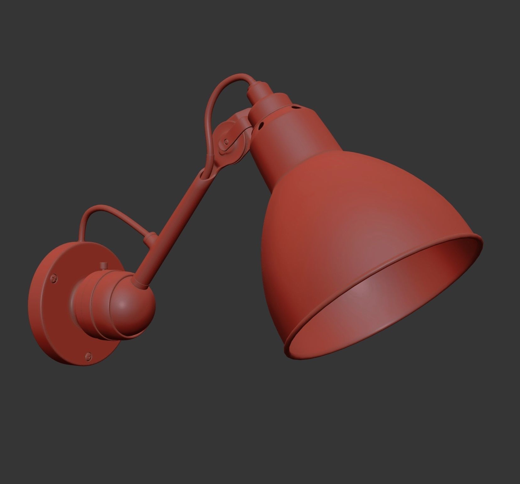 76560x Loft Lightstar Adjustable Sconce 3D model_13