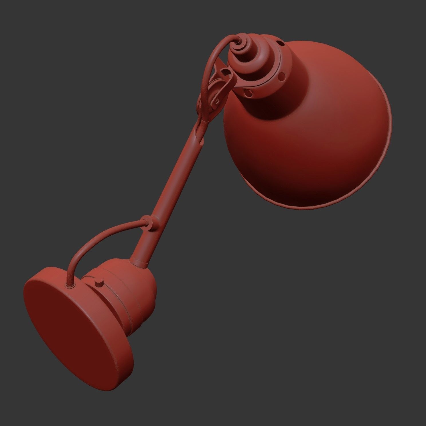 76560x Loft Lightstar Adjustable Sconce 3D model_15