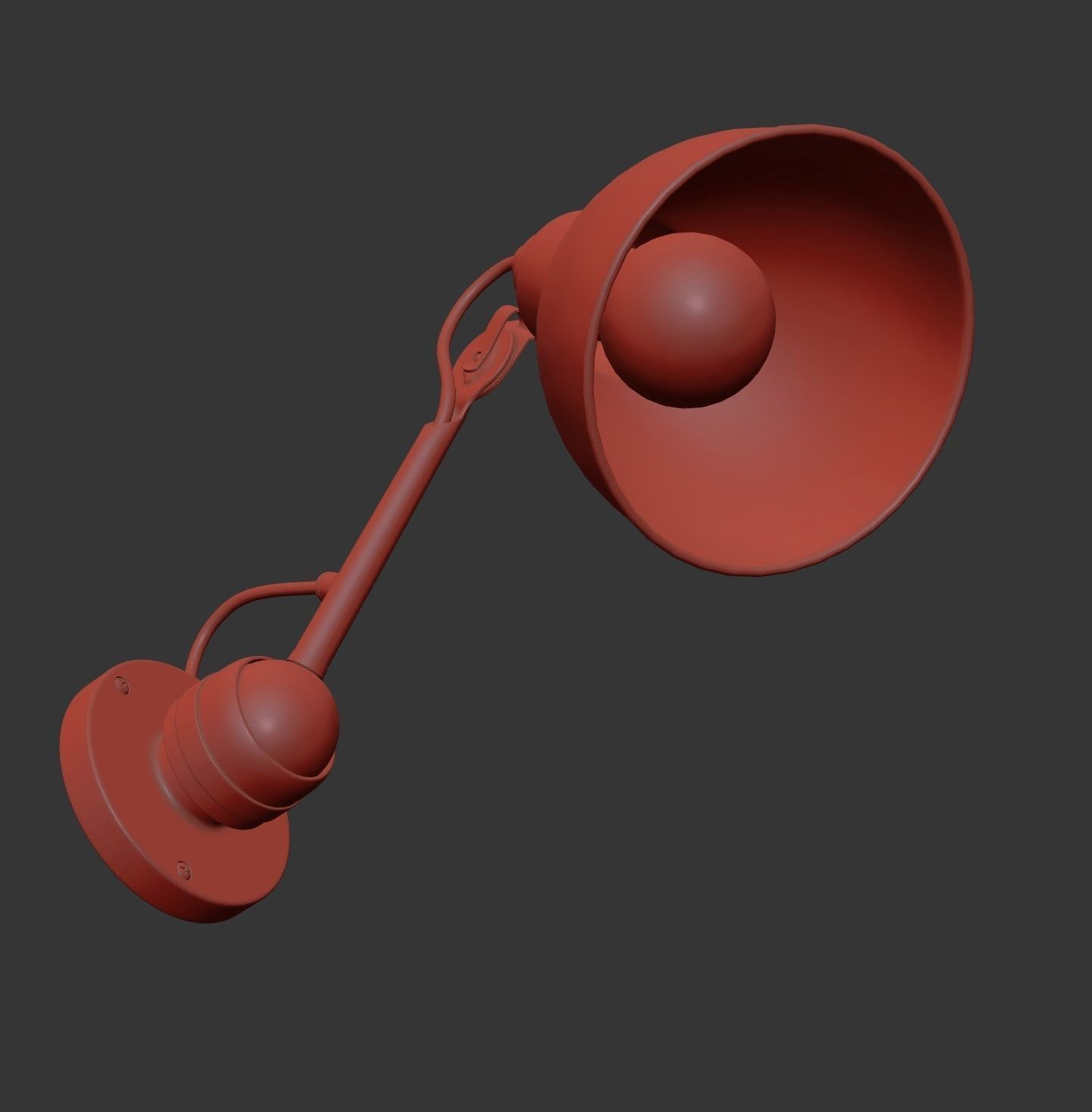 76560x Loft Lightstar Adjustable Sconce 3D model_14