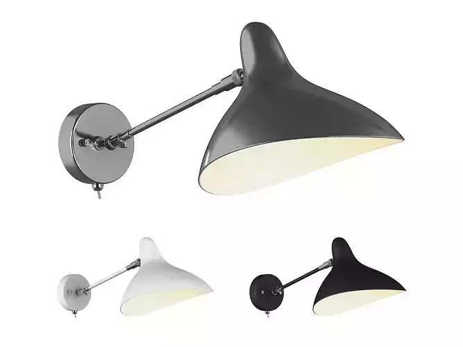 76460x Manti Lightstar Sconce 3D model 76460x Manti Lightstar Sconce 3D model