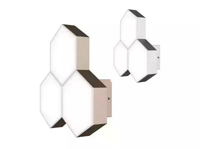 75063x Favo Lightstar Sconce 3D model