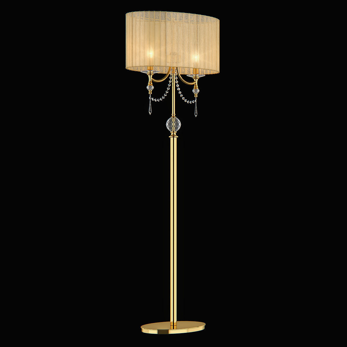 72572x Paralume Lightstar Floor lamp 3D model_3