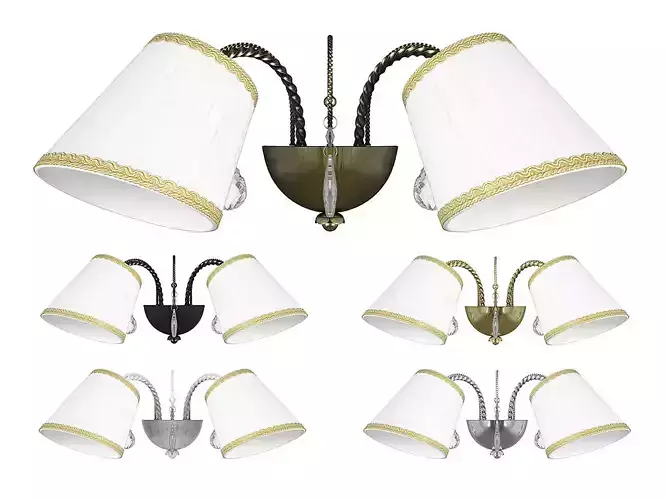 682 796 62x Esedra Lightstar Sconce 3D model