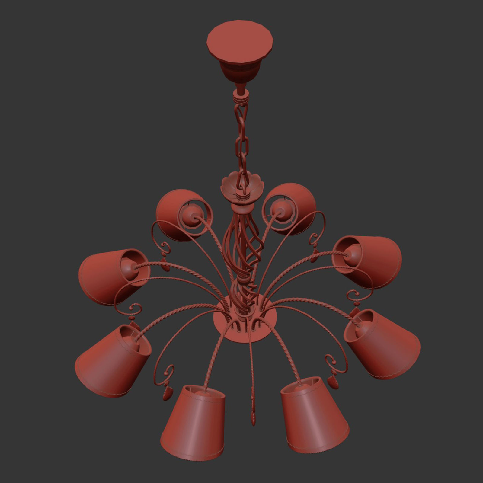 682 796 18x Esedra Lightstar Chandelier 3D model_7