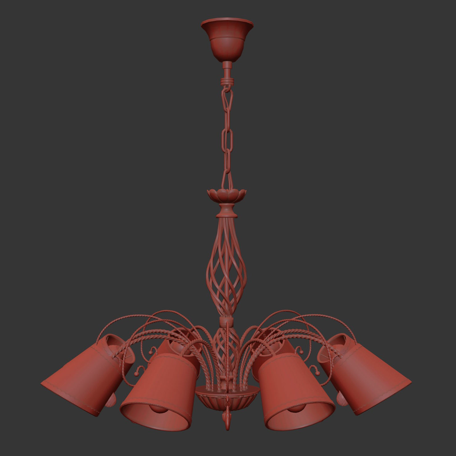 682 796 18x Esedra Lightstar Chandelier 3D model_5
