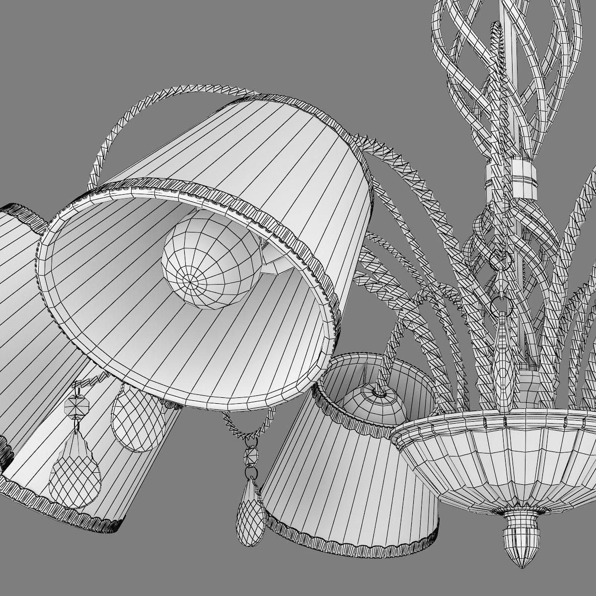 682 796 18x Esedra Lightstar Chandelier 3D model_10