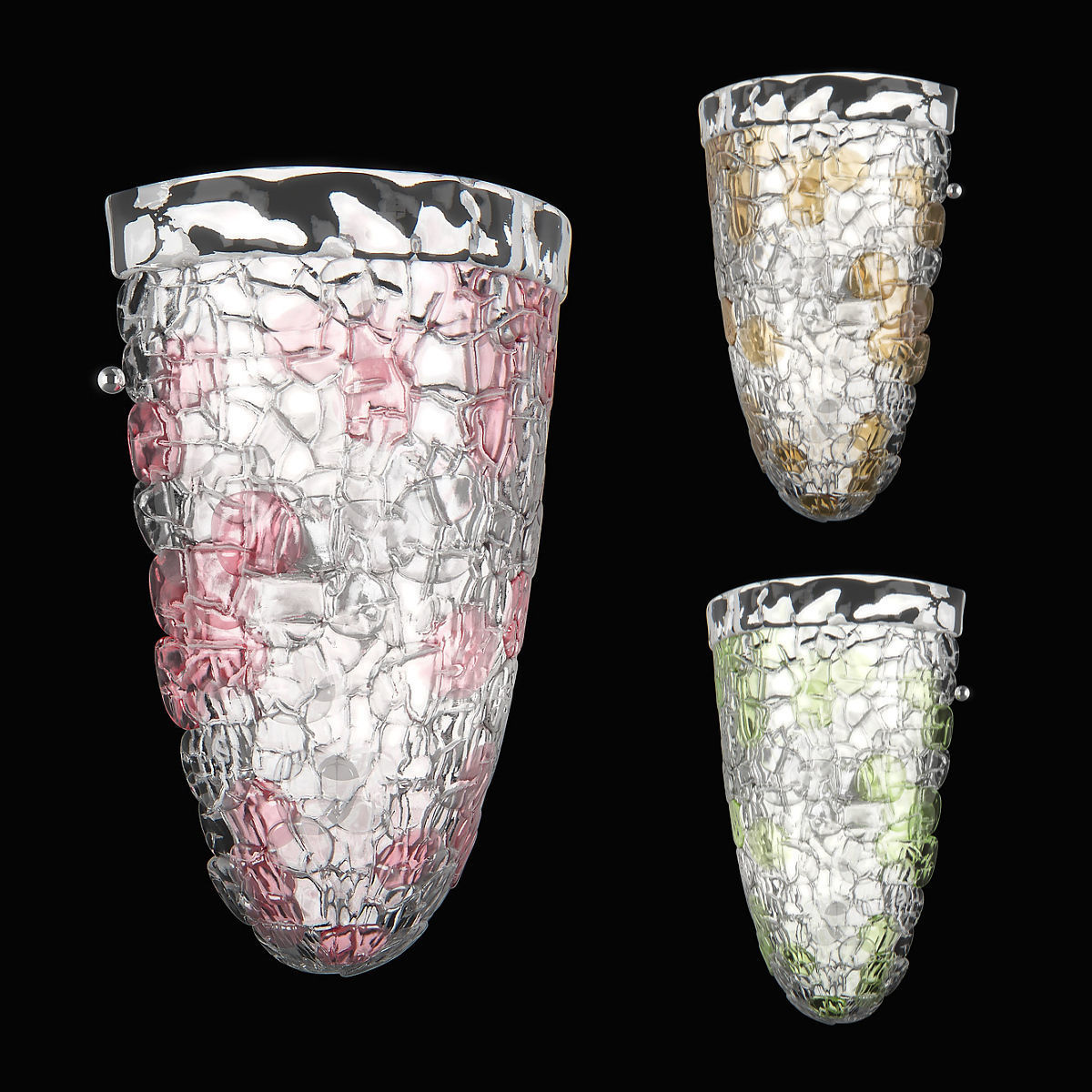 60462x Murano Lightstar Sconce 3D model_1