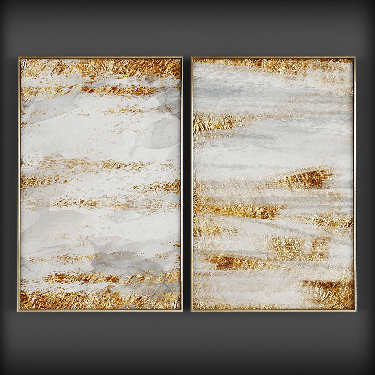 Picture Frames Low-poly 3D model_1