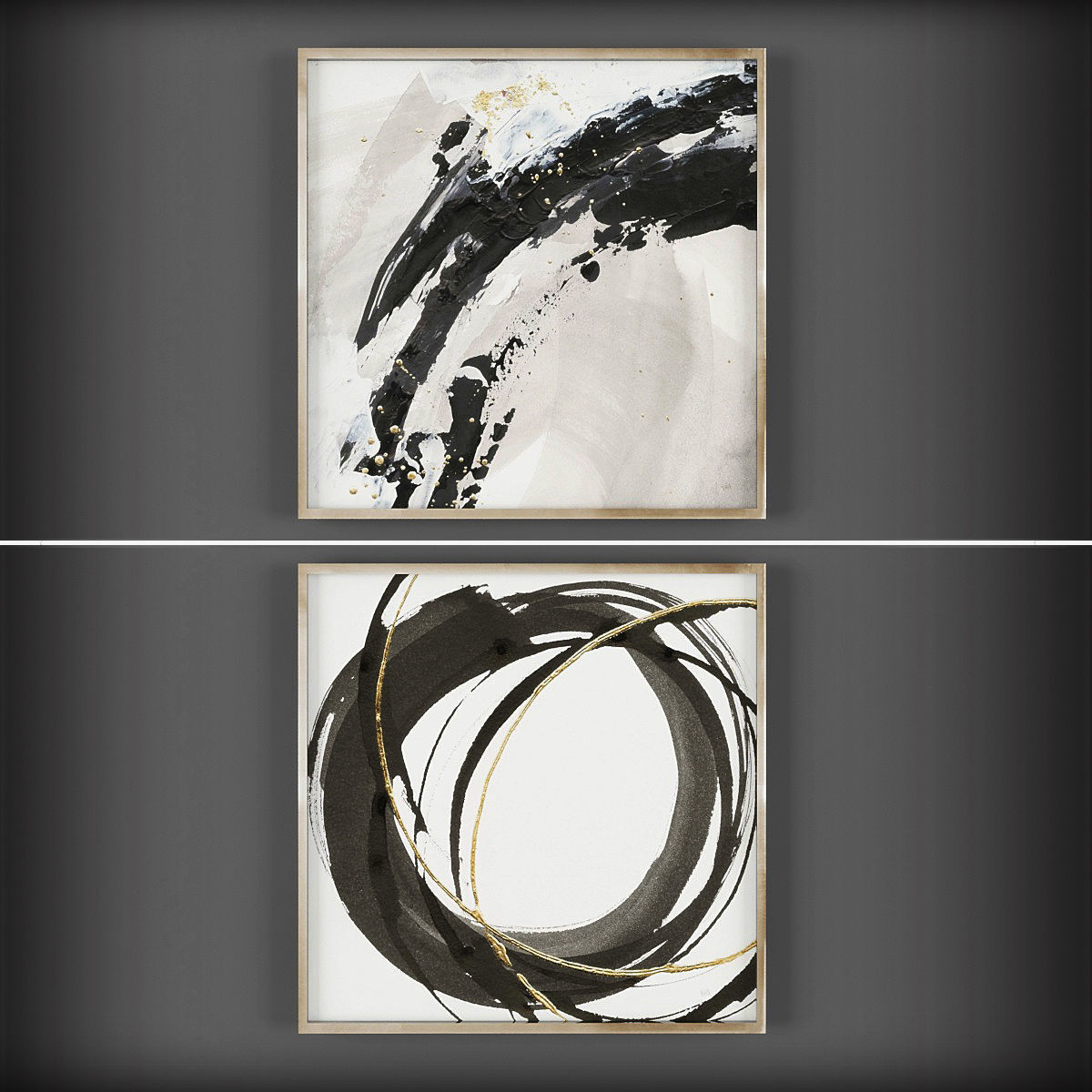 Picture Frames Low-poly 3D model_2