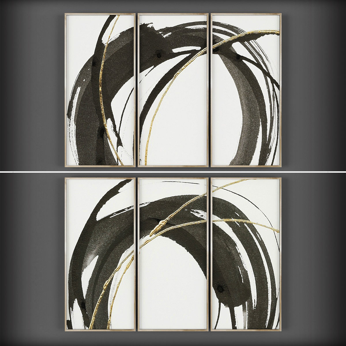 Picture Frames Low-poly 3D model_1