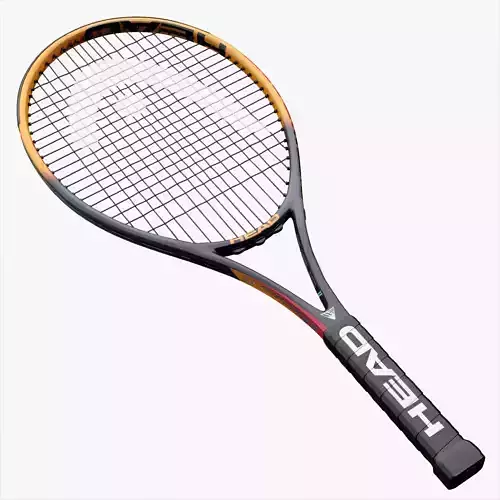 Tennis Racket Head IG Challenge  Low-poly 3D model
