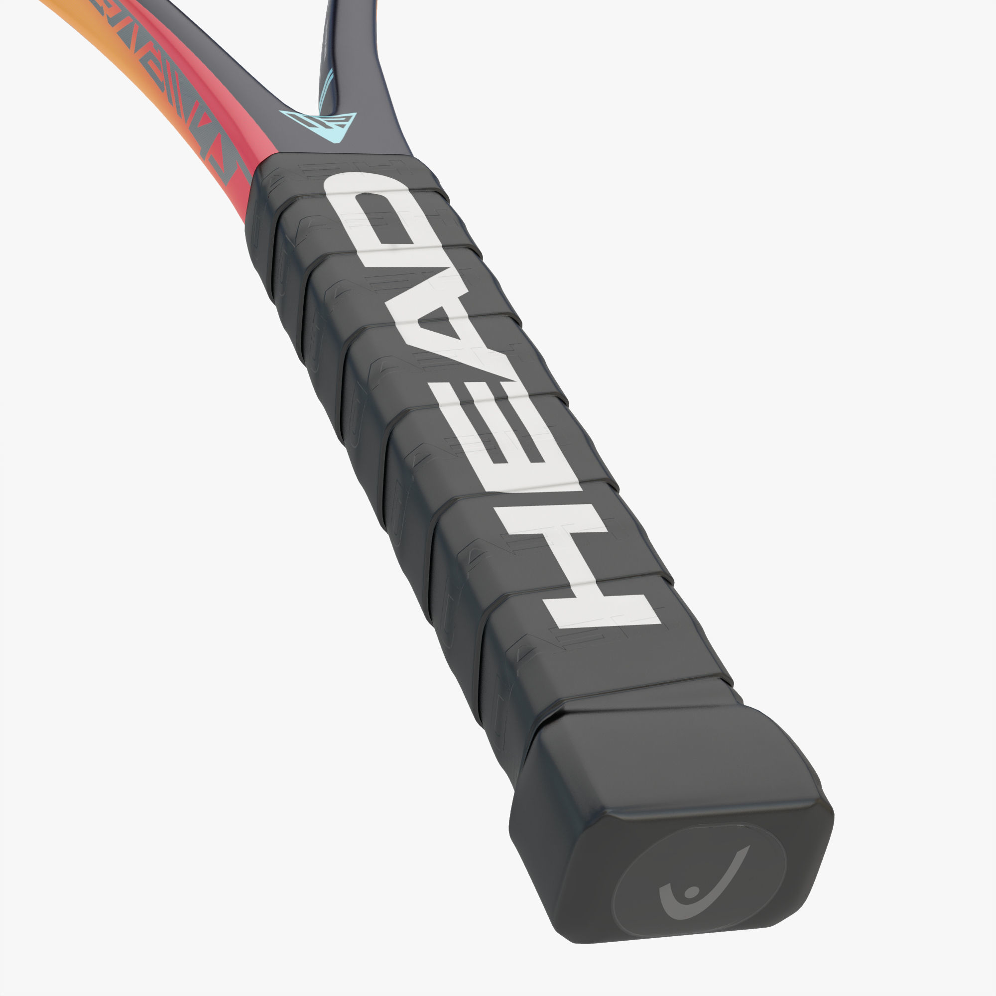Tennis Racket Head IG Challenge Low-poly 3D model_7