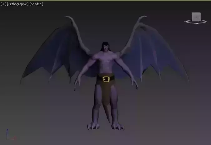 Goliath form gargoyles VR - AR - low-poly 3D model