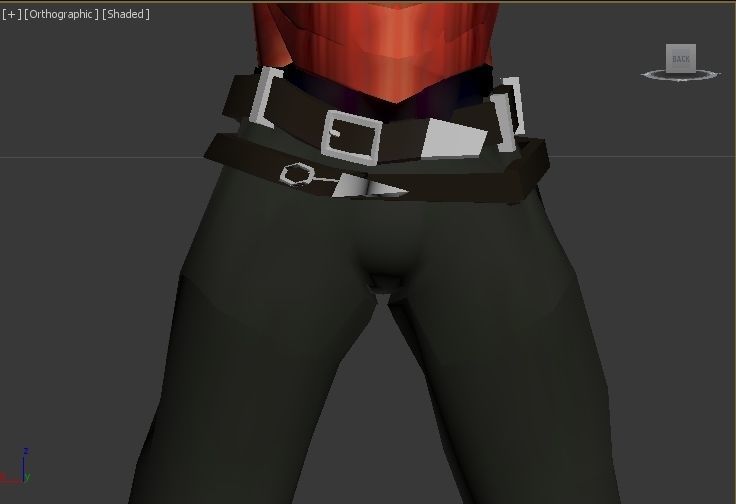 Dart the legend of dragoon VR - AR - low-poly 3D model Low-poly 3D model_6