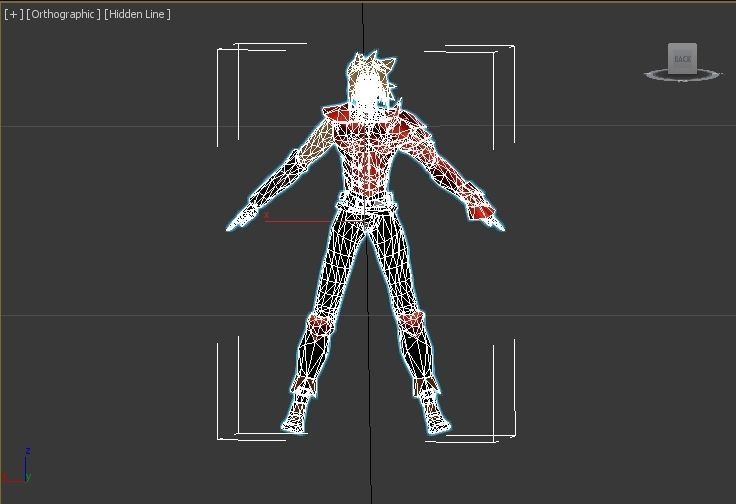 Dart the legend of dragoon VR - AR - low-poly 3D model Low-poly 3D model_1