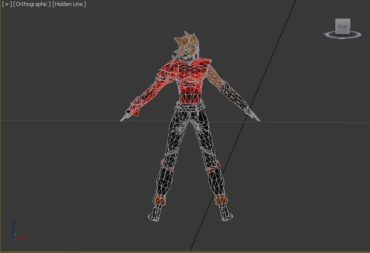 Dart the legend of dragoon VR - AR - low-poly 3D model Low-poly 3D model_3