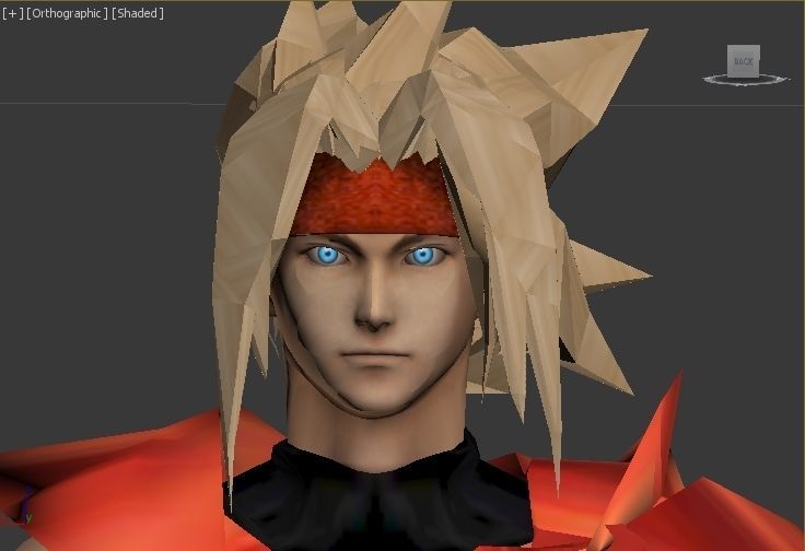 Dart the legend of dragoon VR - AR - low-poly 3D model Low-poly 3D model_8