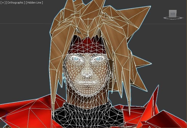 Dart the legend of dragoon VR - AR - low-poly 3D model Low-poly 3D model_9