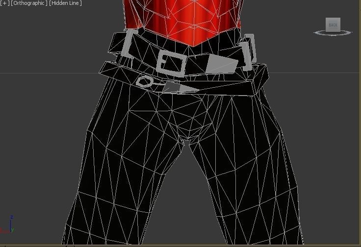 Dart the legend of dragoon VR - AR - low-poly 3D model Low-poly 3D model_7